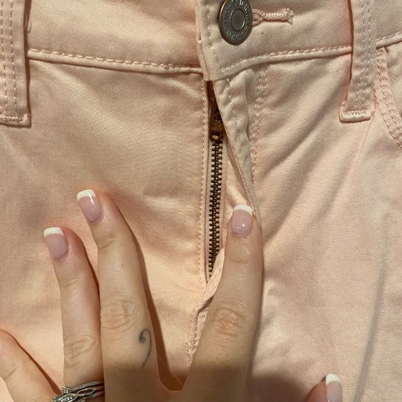 Old Navy Rockstar Super Skinny High-Rise size 2 pink pants with pockets - Picture 5 of 8